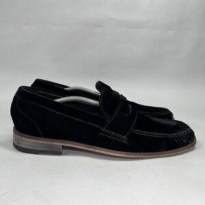Cole Haan‎ Men's Size 12 Nike Air Black Velvet Penny Loafers